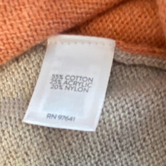 J.Jill Pure Jill Women's V-Neck Colorblock Cardigan Size Small Petite Oversized - Picture 11 of 12